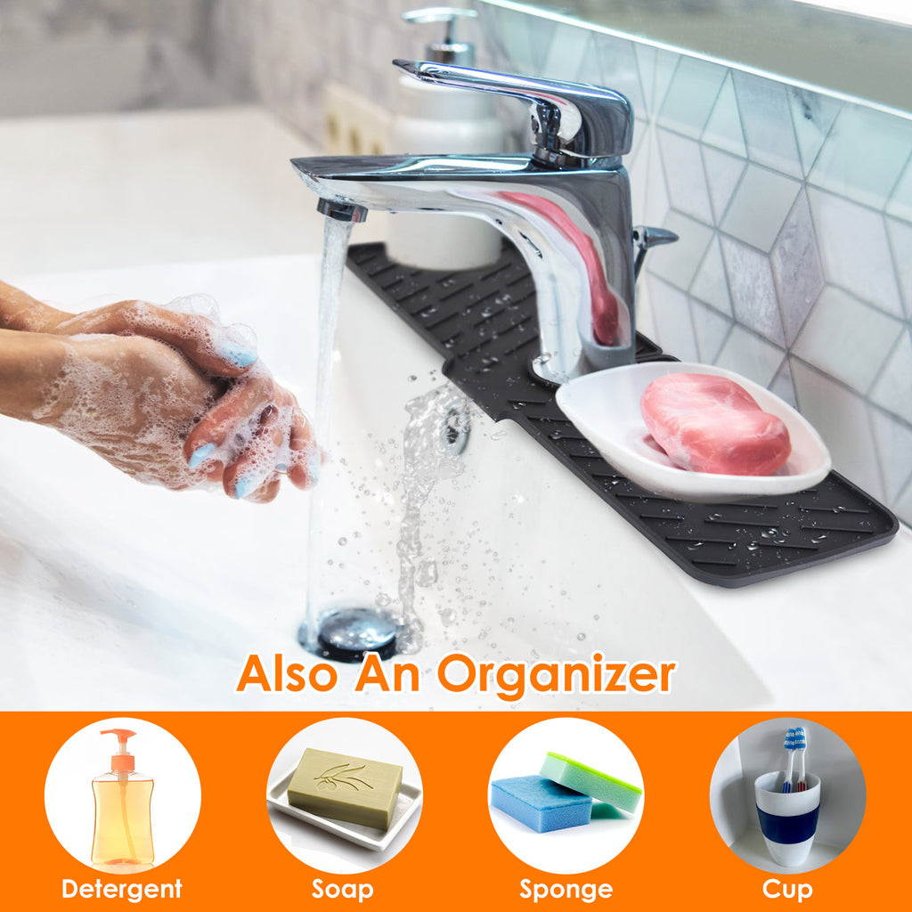Silicone Faucet Splash Guard – Keep Your Sink Dry & Clean