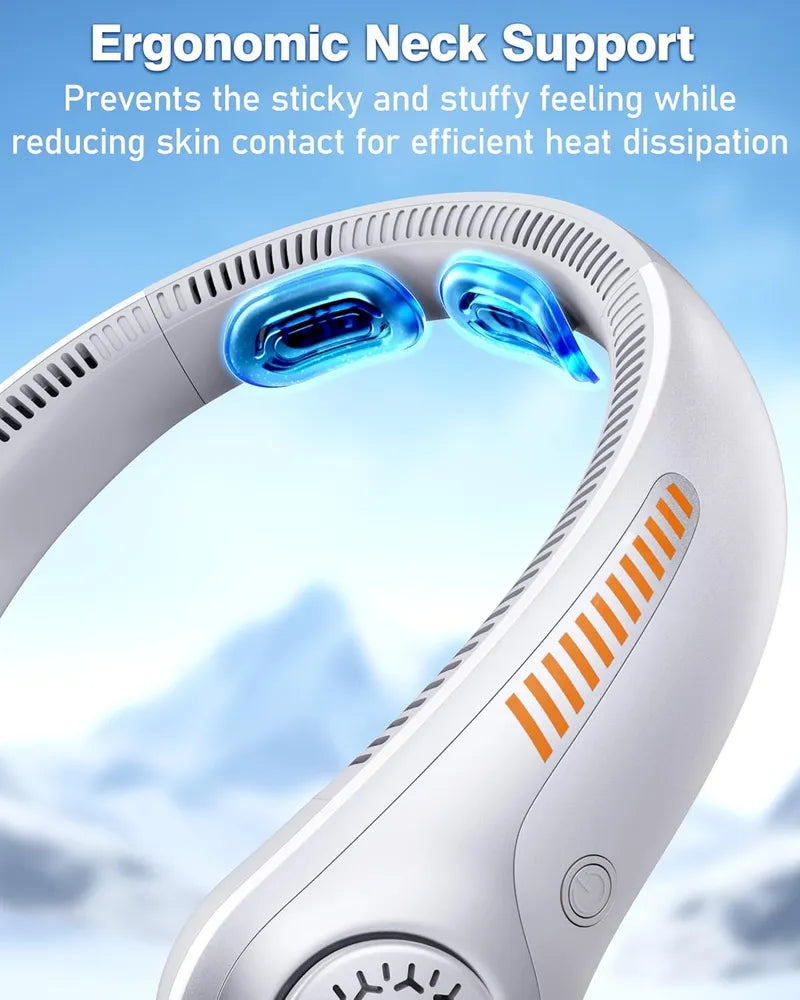 Cooling Neck Fan – Hands-Free Portable Airflow (5 Speeds)
