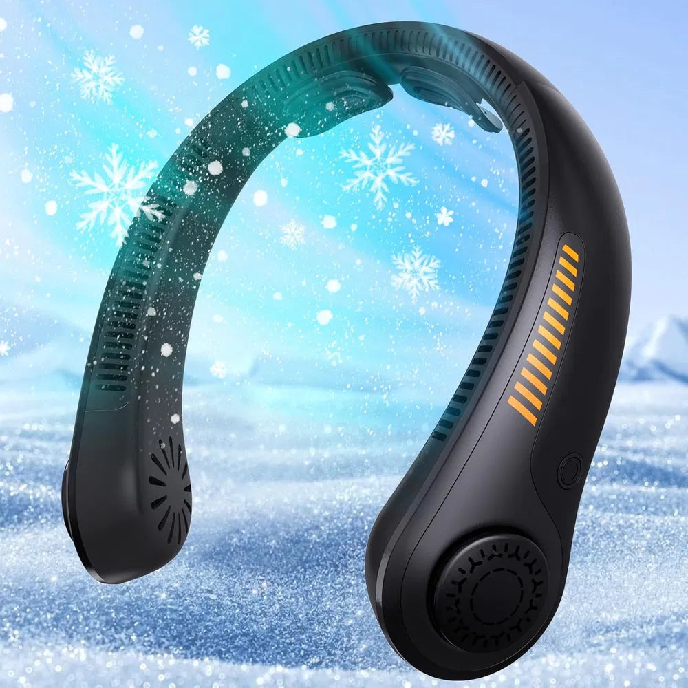 Cooling Neck Fan – Hands-Free Portable Airflow (5 Speeds)