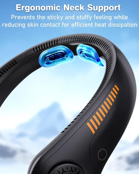 Cooling Neck Fan – Hands-Free Portable Airflow (5 Speeds)